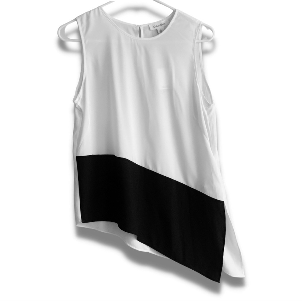 Women’s, Tops, Calvin Klein, Small, Black & White